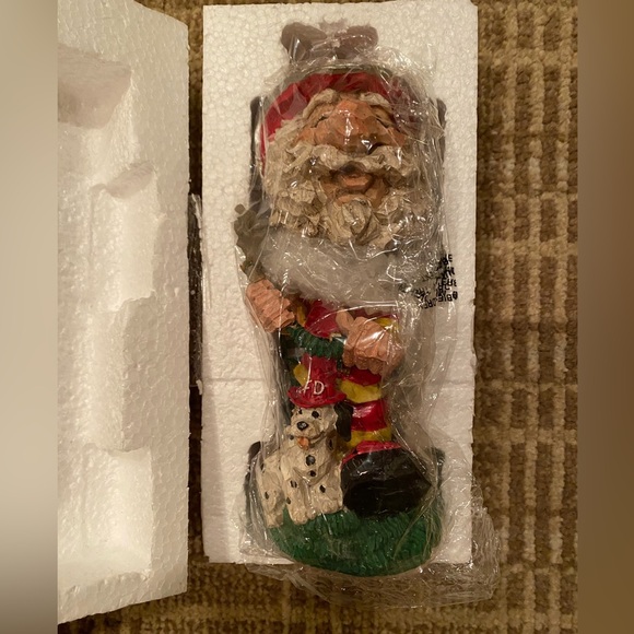 NWT Fireman Santa Bobblehead - Picture 2 of 5